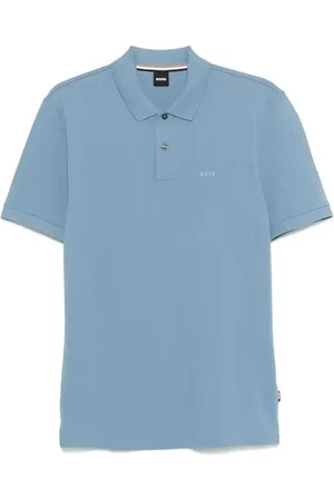 HUGO BOSS Logo-embroidered polo shirt