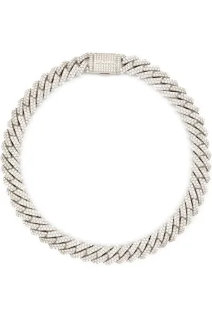 DARKAI Cuban embellished choker necklace