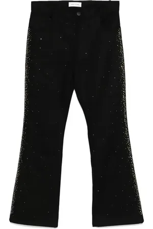 Ernest W. Baker Studded straight-leg jeans