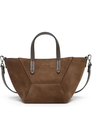 Brunello Cucinelli Mini BC Duo leather cross body bag