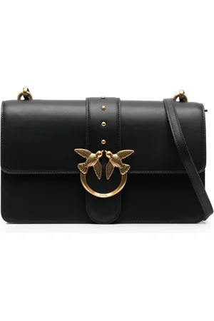 Pinko Love One leather crossbody bag