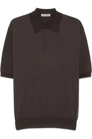 Kaptain Sunshine Cotton knit polo shirt