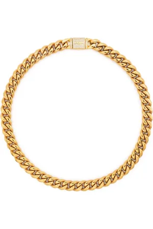 DARKAI Cuban-chain -plated necklace