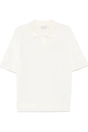 Moncler Fine-knit polo shirt