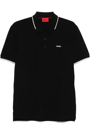 HUGO BOSS Logo-embossed polo shirt