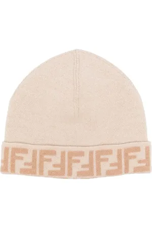 Fendi FF-intarsia beanie