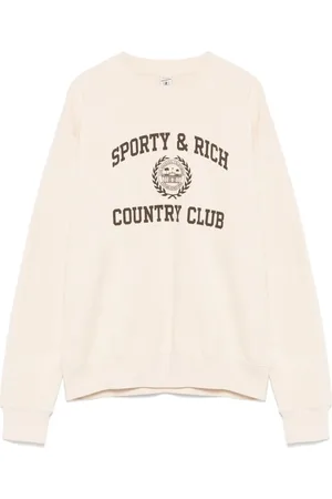 Sporty & Rich H & W Crest sweatshirt