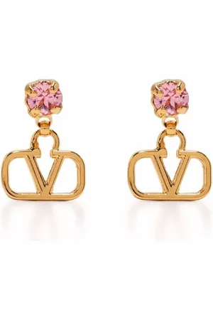 VALENTINO GARAVANI VLogo Signature crystal-embellished earrings