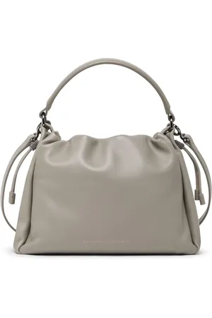 Brunello Cucinelli Small Mellow leather bucket bag