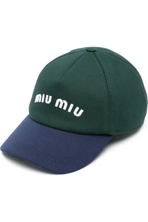 Miu Miu Logo-embroidered cap