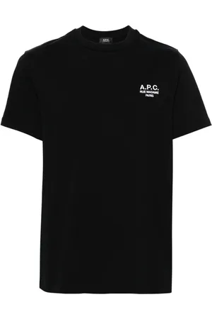 A.P.C. A. P.C. logo-embroidered cotton T-shirt