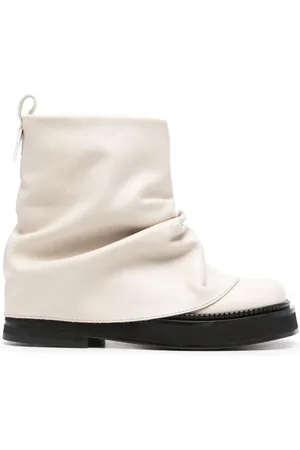 The Attico Robin leather ankle boots