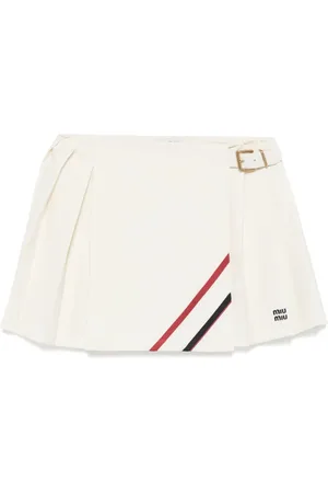Miu Miu Pleated mini skirt