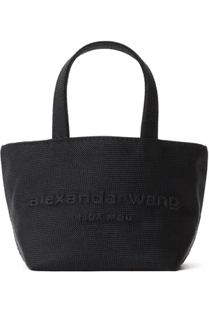 Alexander Wang Mini Punch logo-embossed leather tote bag