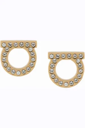 Salvatore Ferragamo Gancini embellished earrings