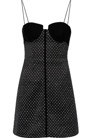 NAFSIKA SKOURTI Eclipse Crystal-embellished Satin Dress