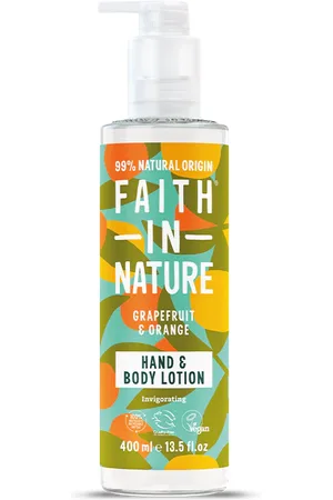 Faith In Nature Grapefruit & Orange Hand and Body Lotion 400ml - Organic Natural Moisturiser - Vegan & Cruelty Free