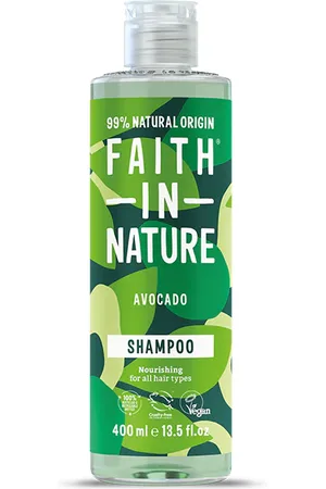 Faith In Nature Avocado Shampoo 400ml - Natural, Vegan & Cruelty Free - Paraben And SLS Free - All Hair Types