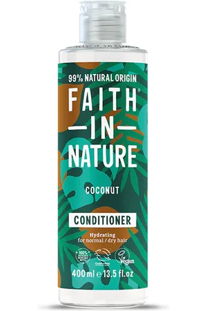 Faith In Nature Coconut Conditioner 400ml - Natural, Vegan & Cruelty Free - Paraben and SLS free - Normal To Dry Hair