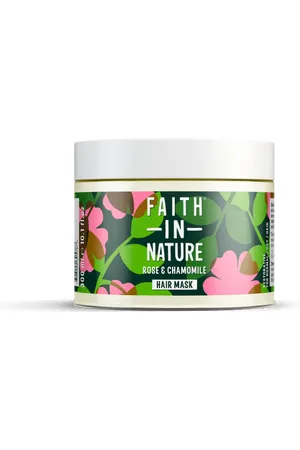 Faith In Nature Rose & Chamomile Restoring Hair Mask - Organic Hair Treatment - Vegan & Cruelty Free - Normal To Dry Hair - 300ml