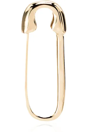 Anita 18kt yellow safety pin earring