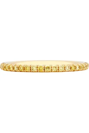 De Beers 18kt gold Aura Eternity diamond band ring