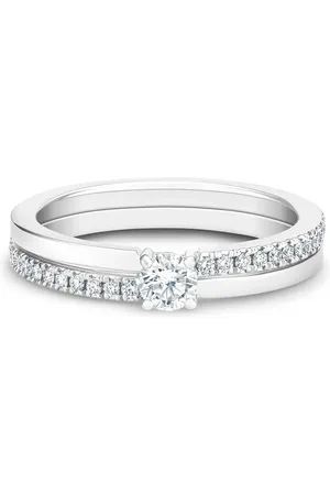 De Beers Platinum The Promise solitaire diamond ring