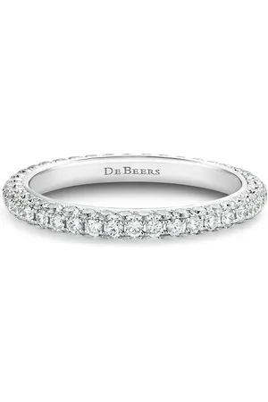 De Beers 18kt gold DB Darling eternity diamond band ring