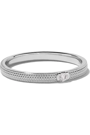De Beers 18kt white gold Talisman Azulea diamond band ring