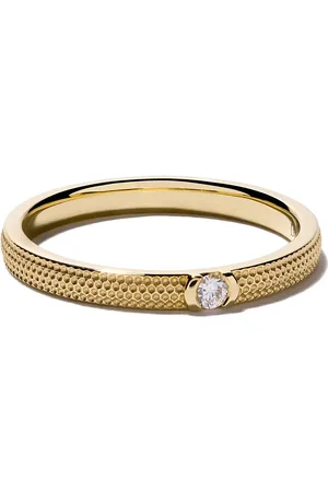 De Beers 18kt yellow Azulea diamond band