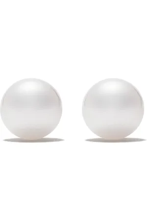 Tasaki 18kt gold 9.0mm Akoya pearl earrings