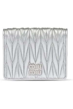 Miu Miu Matelassé nappa leather wallet
