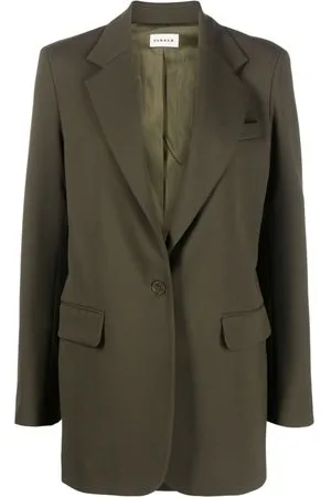 Single-breasted virgin wool blazer