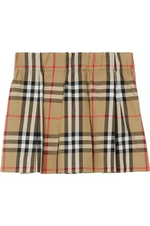 BURBERRY TODDLER retailer GIRL HILDE VINTAGE CHECK PLEATED SKIRT