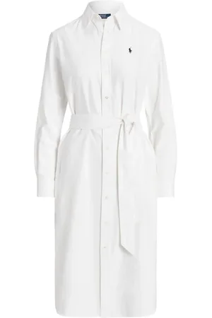 Cory Polo Pony-embroidered shirtdress