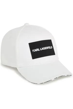 Karl Lagerfeld Logo-appliqu?? cotton baseball cap