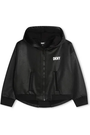 DKNY SPORT Logo Matt Padded Gilet - Black