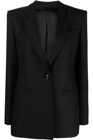 4G jacquard wool blazer