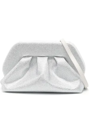 THEMOIRÈ Ruched clutch bag