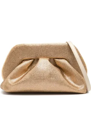 THEMOIRÈ Ruched clutch bag