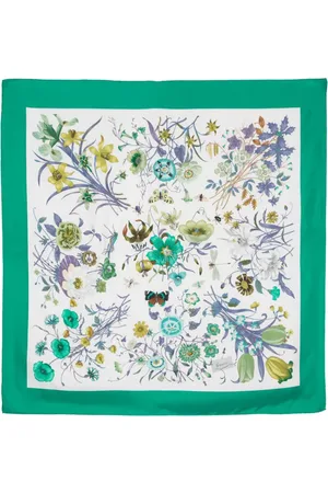 1970s floral-print silk scarf Fashion Accessories