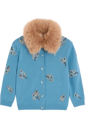 VALENTINO GARAVANI Embroidered wool cardigan