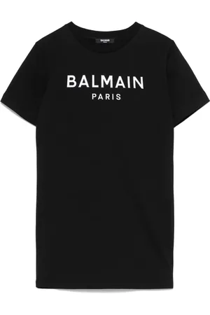 Balmain Logo-appliqué dress