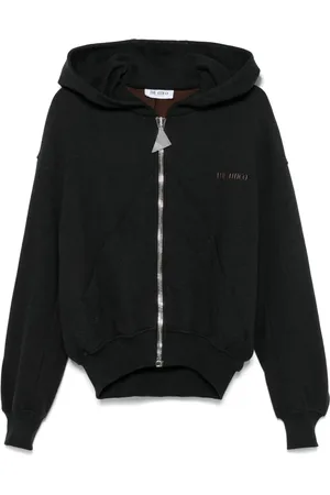 The Attico Logo-appliqué hoodie