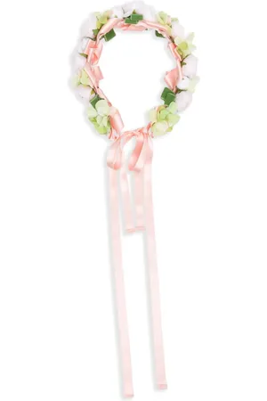 COLORICHIARI Floral-appliqué head band
