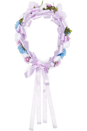 COLORICHIARI Floral-appliqué hair band
