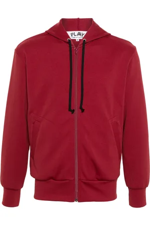 Comme des Garçons Logo-appliqu?? hoodie