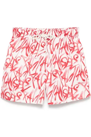 Palm Angels Graffiti-print swim shorts