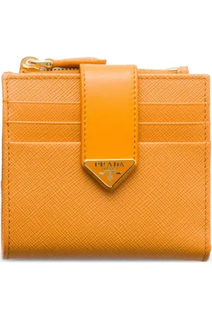 Prada Small Saffiano smooth leather wallet