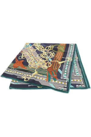 Hermès 2000s Brides Et Gris-Gris 140 scarf